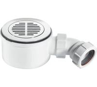 McAlpine ST90CPB-S-70 90mm x 50mm Shallow Shower Trap 70mm High - 1½" BSP Outlet.