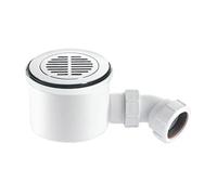 McAlpine ST90CPB-S-HP2 1½" Hi-Flow 90mm Shower Trap, 50mm Water Seal