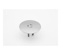 McAlpine ST90MECPBTOP+SUPP Chrome Plated Brass Shower Trap Flange & Support For ST90 Traps in White McAlpine White