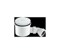 McAlpine ST90WH10-HP2 90mm x 50mm Water Seal Shower Trap with 1.5" Outlet Hi in White McAlpine White