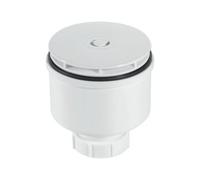 Mcalpine St90Wh10-V 90mm X 50mm Water Seal Shower Trap With 2" Universal Vertical Outlet With Removable 110mm Flange.