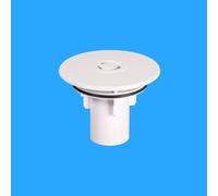Mcalpine ST90WHTOP + Tube Shower Trap Cover