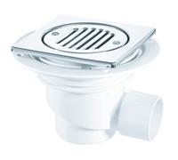 Mcalpine Stainless Steel Square Shower Gully 50mm X 130mm Tsg1T6Ss