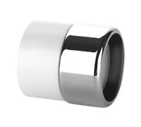 McAlpine Straight Chrome Plated Brass x ABS Connector - 42/43mm x 1.5'' | Durable Plumbing Fitting - ABS42/43G-CB