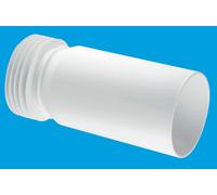 Mcalpine Straight Extension Piece White 110mm Wc-Exta