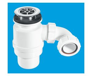 McAlpine STW10-RB 80mm Water Seal Resealing Shower Trap with Multifit Outlet
