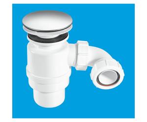 McAlpine STW12-M 80mm Water Seal Resealing Shower Trap with Multifit Outlet