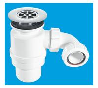 McAlpine STW12-RB 80mm Water Seal Resealing Shower Trap with Multifit Outlet