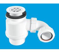 McAlpine STW2-R 50mm Seal Resealing Shower Trap in White McAlpine White