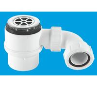 STW4-95 50mm Water Seal Shower Trap with Universal Outlet McAlpine White One Size