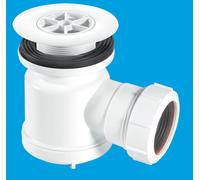 McAlpine STW5-R 19mm Water Seal Shower Trap with Universal Outlet in White McAlpine White