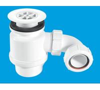 McAlpine STW6-R 50mm Seal Resealing Shower Trap in White McAlpine White