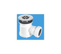 McAlpine STW7-R 19mm Water Seal Shower Trap with Universal Outlet in White McAlpine White