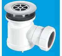 STW7-RB 19mm Water Seal Shower Trap with Universal Outlet McAlpine White One Size