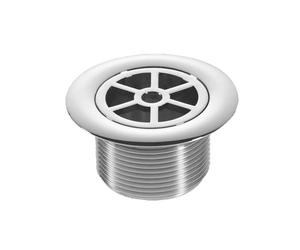 McAlpine STW70CP - 1.1/2" Standard Shower Waste - 70mm Chrome Plated Plastic STW70CP