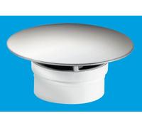 McAlpine STW70SSM Mushroom Flange for STW 1.5" Shower Traps in White McAlpine White