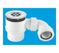 McAlpine STW8-95 50mm Water Seal Shower Trap with Universal Outlet in White McAlpine White