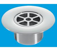 McAlpine STW85CPL Long Waste for STW 1½" Shower Traps in Silver McAlpine Silver