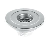Mcalpine Sw45P 1.5" Centre Pin Sink Waste 113mm Stainless Steel Flange Reducer Waste With Plug