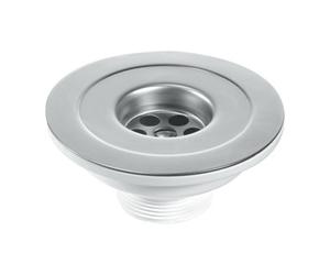 Mcalpine Sw45P 1.5" Centre Pin Sink Waste 113mm Stainless Steel Flange Reducer Waste With Plug
