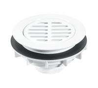 Mcalpine Swhf2-Wh High Flow Shower Waste 113mm White Plastic Flange X 56mm Tail