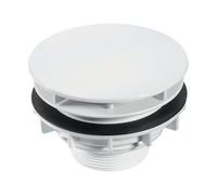 Mcalpine Swhf3-Wh High Flow Shower Waste 110mm Chrome Plated Plastic Flange X 56mm Tail