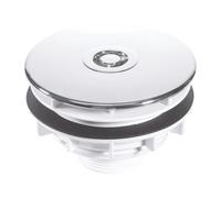 Mcalpine Swhf4-Cp High Flow Shower Waste 110mm Chrome Plated Plastic Flange X 56mm Tail
