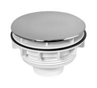 Mcalpine Swhf6-Cp High Flow Shower Waste 110mm White Plastic Plain Cover Flange X 56mm Tail