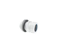McAlpine T11M 1.5" Multifit Straight Tank Connector in White McAlpine White