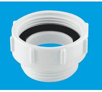 McAlpine T12 1.5" x 1.25" Waste Outlet Reducer in White McAlpine White