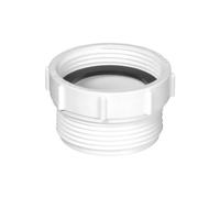 Mcalpine T12A-F 1 1/2" European-To-Uk Sink Waste Outlet Adaptor - White
