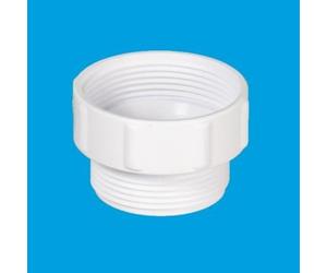 McAlpine T12B 13/4" x 1.5" BSP Female x BSP Male Coupling in White McAlpine White