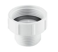 McAlpine T12C Female x BSP Male Coupling-2" x 1", White