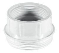 McAlpine T12E 1.5" x 2" BSP Female x BSP Male Coupling in White McAlpine White