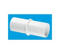 McAlpine T18 1½" Pushfit Straight Overflow Connector