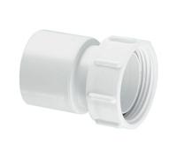 McAlpine T25 1.5" Solvent Weld BSP Coupling in White McAlpine White