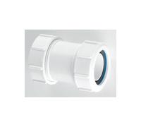 McAlpine T28M 11/2 inch Multifit Straight Connector, White