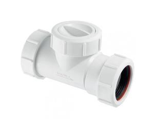 McAlpine T28M-NRV Multifit in-Line Non-Return Valve - White