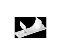 McAlpine T30-CLAMP 1.5" Pipe Clip for Floor Mounted Discharge Pipe Installations in White McAlpine White