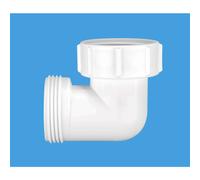 McAlpine T4U 1½" 90 Bend - Female Inlet Nut x BSP Male Connector