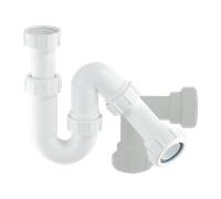 Mcalpine Tp10 Bathroom 75mm Water Seal Tubular Swivel All One Trap With Multifit Compression Outlet Durable Polypropylene
