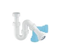 McAlpine TP10 1.5" 75mm Water Seal Tubular Swivel All One Trap in White McAlpine White