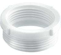 McAlpine Trap Inlet Reducer, 40mm to 32mm Push-Fit Plumbing Adapter, White Plastic, T16-Style Fitting for Sinks and Basins, Leak-Resistant Design