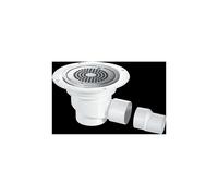 McAlpine TSG1-ANTI/LIG 75mm Water Seal Trapped Gully, Clamp Ring and Cover Plate, 2" Horizontal Outlet and 2" x 1½" Socket Reducer