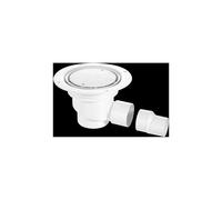 McAlpine TSG1-WH 75mm Water Seal Gully with Horizontal Outlet for Sheet Flooring