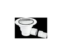 McAlpine TSG1SS 75mm Water Seal Gully with Horizontal Outlet for Sheet Floor in White McAlpine White