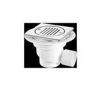 McAlpine TSG1T6SS 75mm Water Seal Gully with Horizontal Outlet for Tiled or in White McAlpine White