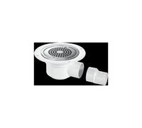 McAlpine TSG50-ANTI/LIG 50mm Water Seal Trapped Gully, Clamp Ring and Cover Plate, 2" Horizontal Outlet and 2" x 1½" Socket Reducer