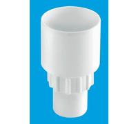 McAlpine TUN-1 1.5" Tun Dish with 3/4" Pushfit Outlet in White McAlpine White