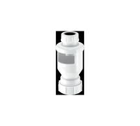 McAlpine TUN-6 One Piece Tun Dish 19/23mm Universal Inlet x 1.25" Universal in Silver McAlpine Silver